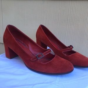 Marc Jacobs Suede Mary Jane Heels